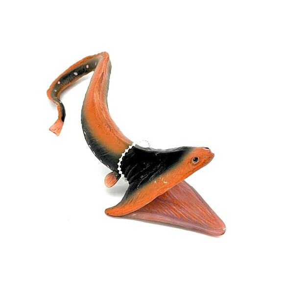 Gulper eel by Safari Ltd. 1997 abyssal fish retired figure glow in the dark - Picture 7 of 8